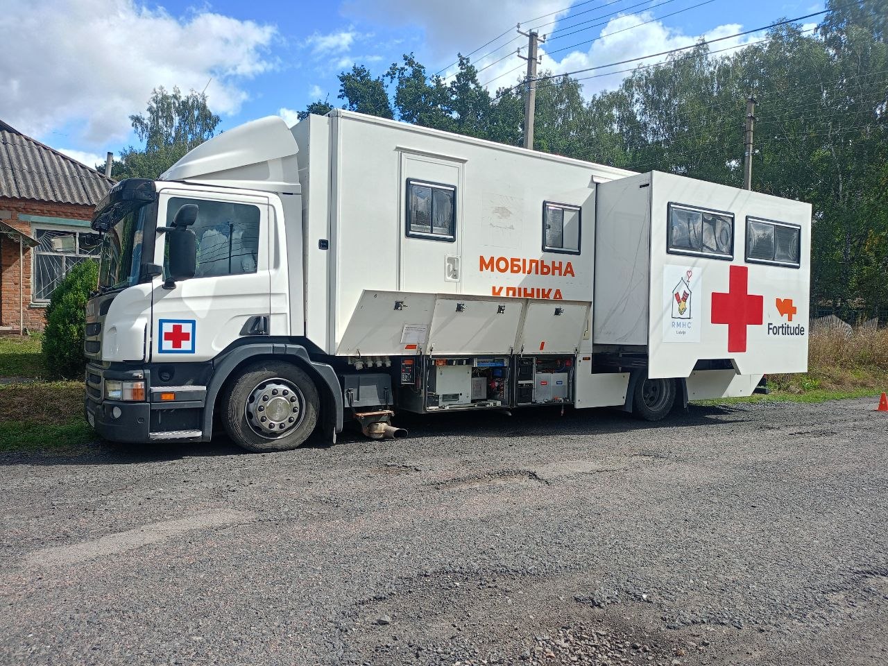 Mobilā klīnika Ukrainā
